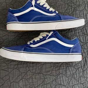 Vans Old Skool Pig Suede Blue-  Men’s Size 13